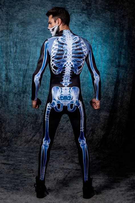 mens skeleton halloween costumes